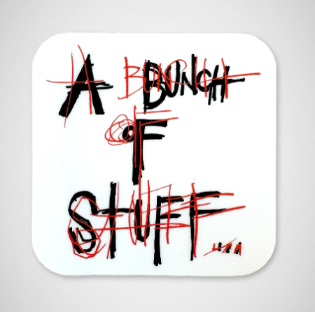 A Bunch of Stuff (White) - ステッカー