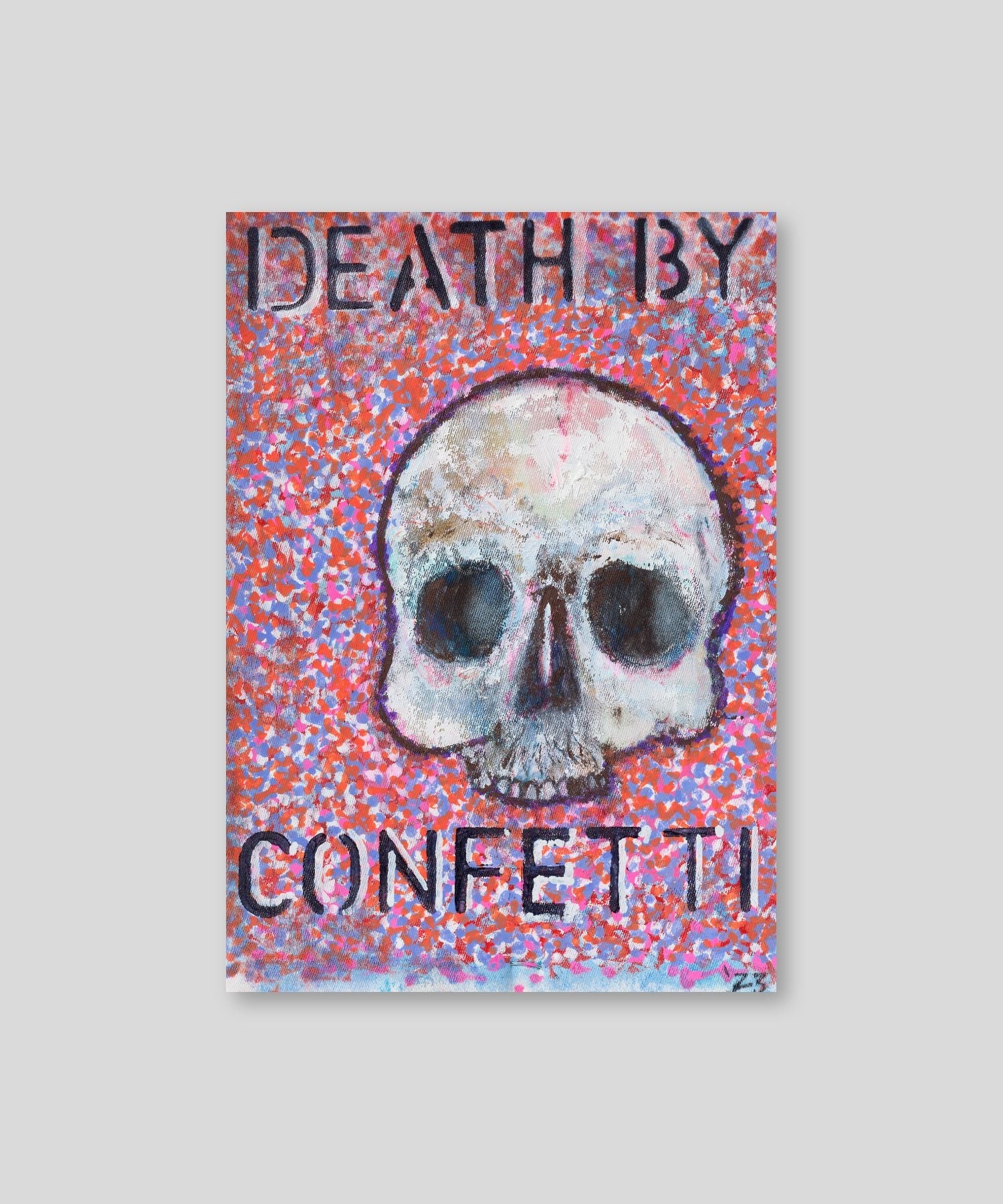 Death By Confetti - Pink Confetti - マントルピースカード